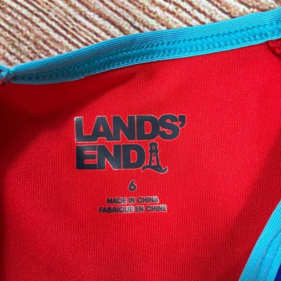 Lands' End Star Pattern Size Rashguard - Picture 4 of 4